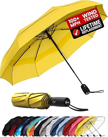Small windproof umbrella for rain 